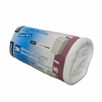 Bolsa basura 36x44 cm blanca G.60 20uds