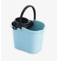Cubo rectangular con escurridor 16 L