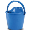 Cubo redondo con escurridor 13L - Imagen 1