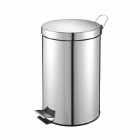 Papelera inox pedal 20L