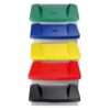 Papelera contenedor Denox pedal ruedas tapa colores 80L - Imagen 2
